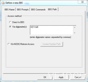 Outpost BBS Config 2